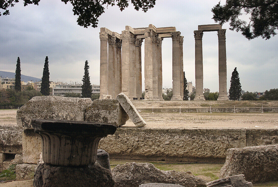 Temple of Olympian Zeus. Athens. Greece