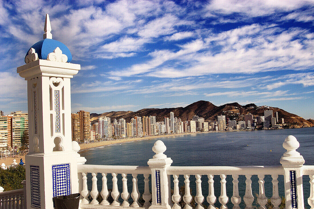 Playa de Levante beach. Benidorm. Alicante province, Spain