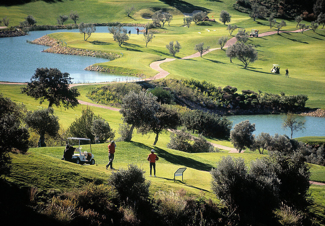 Golf course. Costa del Sol, Málaga province. Spain