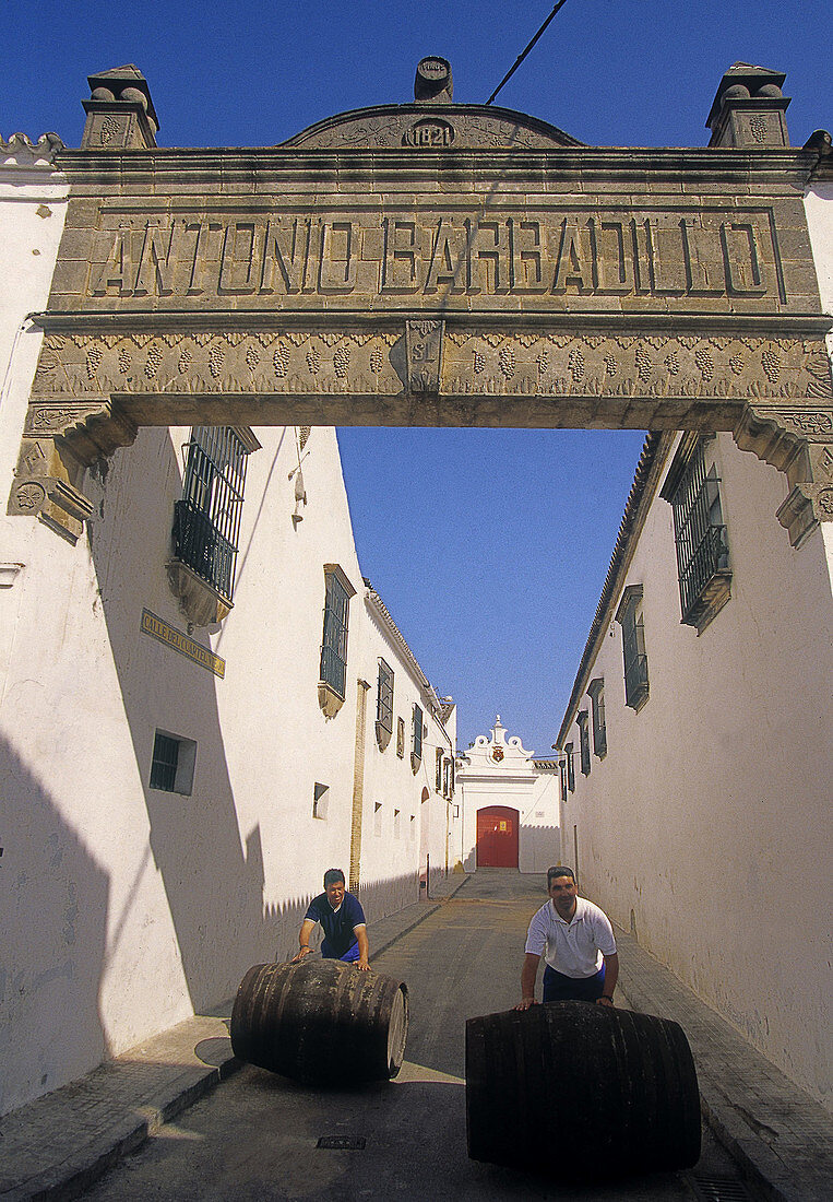 Entrance to Antonio Barbadillo sherry winery. Sanlúcar de Barrameda, Cádiz province. Spain