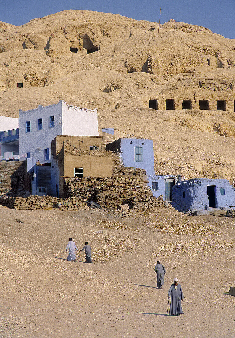 Gurna, Nile River valley. West Bank, Luxor. Egypt