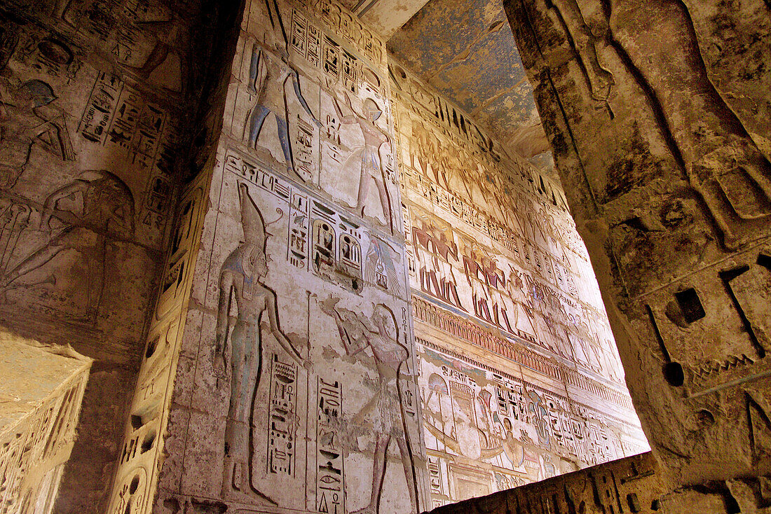 Medina Habu temple. Luxor West Bank. Egypt