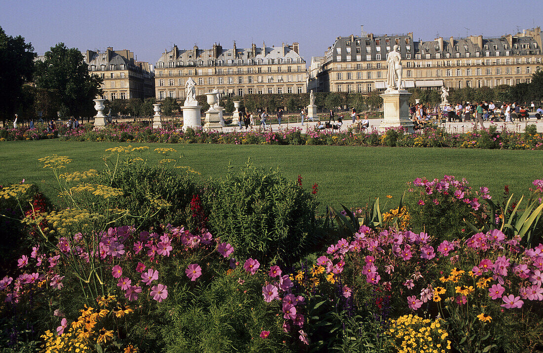 The Tuileries gardens. Paris. France.