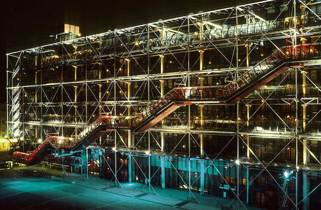 Georges Pompidou Centre. Paris. France.