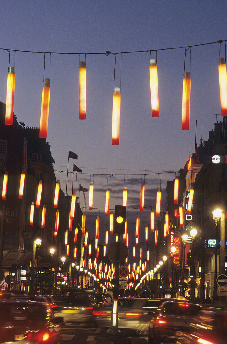 Rue de Rivoli. Paris. France.