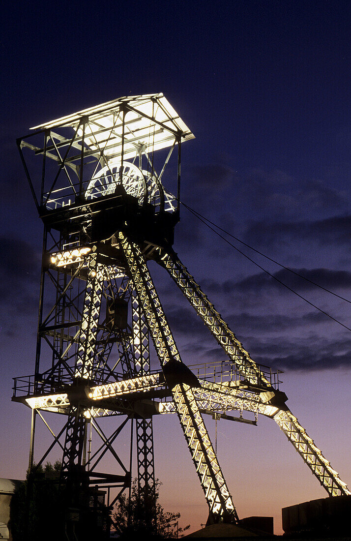 The mine museum in Blanzy. Sâone-et-Loire. France