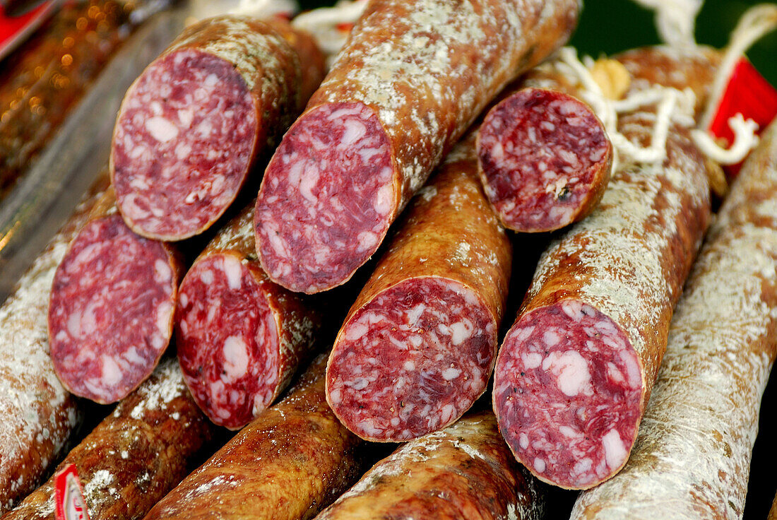 Pork sausages, typical from Galicia.
