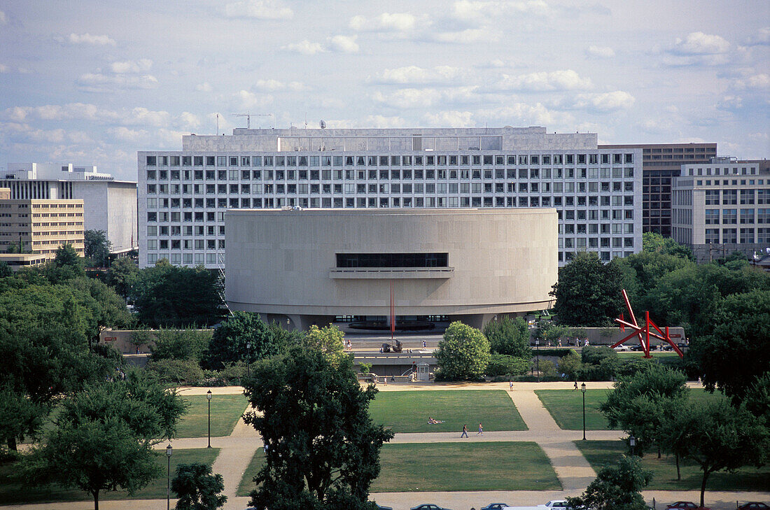 Hirshhorn Museum and Sculpture Garden, Smithsonian Institution. Washington D.C. USA