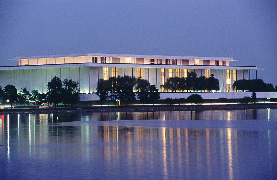 Kennedy Center and Potomac river. Washington D.C. Washington. USA