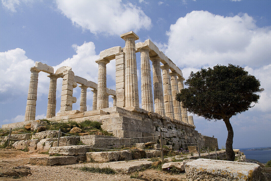 Cape Sounion, Greece, Temple of Poseidon.
