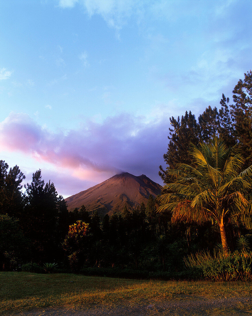 Scenic arenal volcano, Arenal National Park, Costa Rica.
