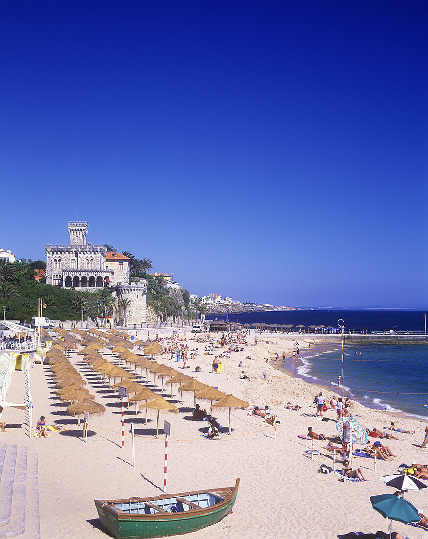 Praia estoril tamariz beach, Estoril, Portugal.