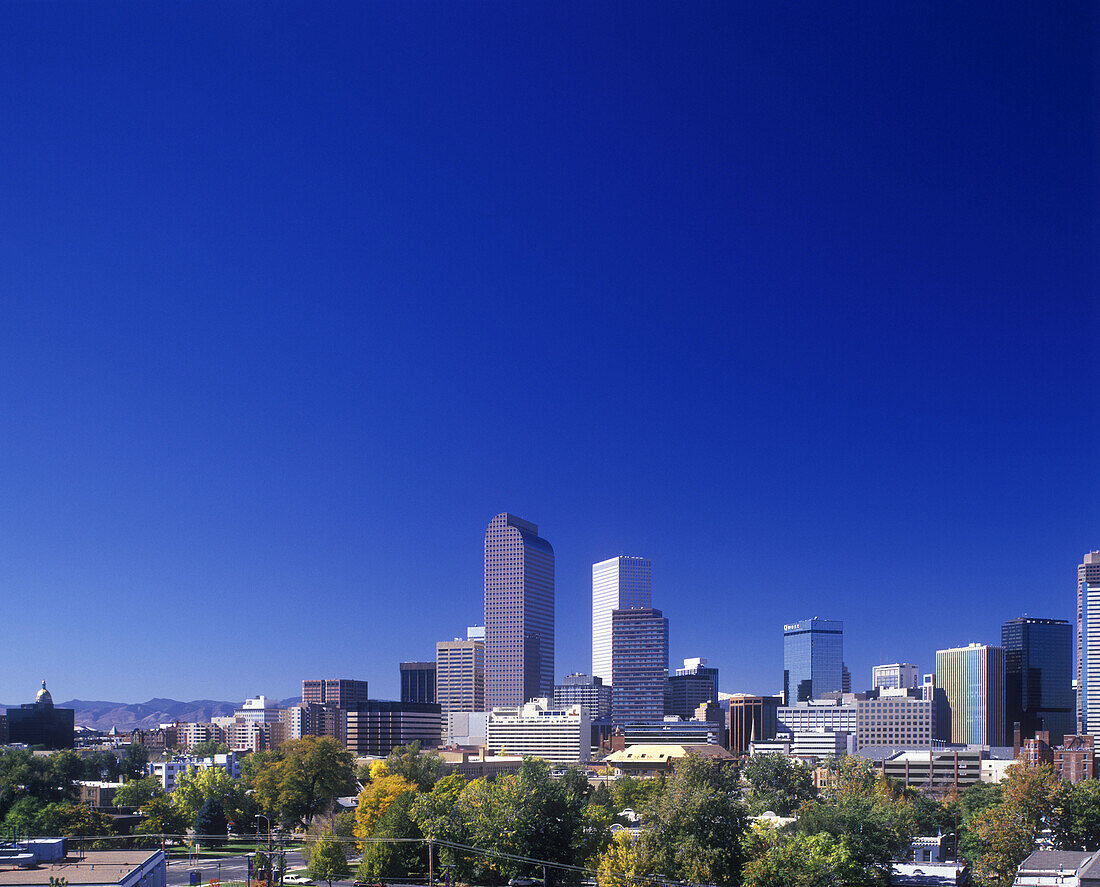 Downtown skyline, Denver, Colorado, USA.