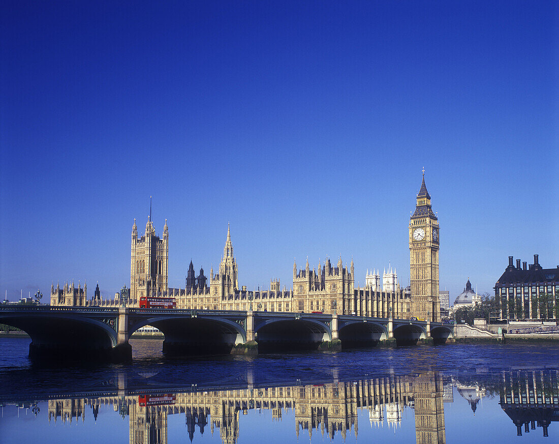 Houses of parliament, Westminister bridge, London, England, U.K.