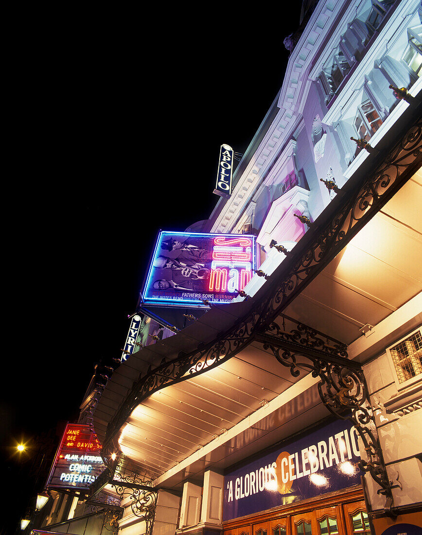 Theaters, Shaftsbury avenue, West end, London, England, U.K.