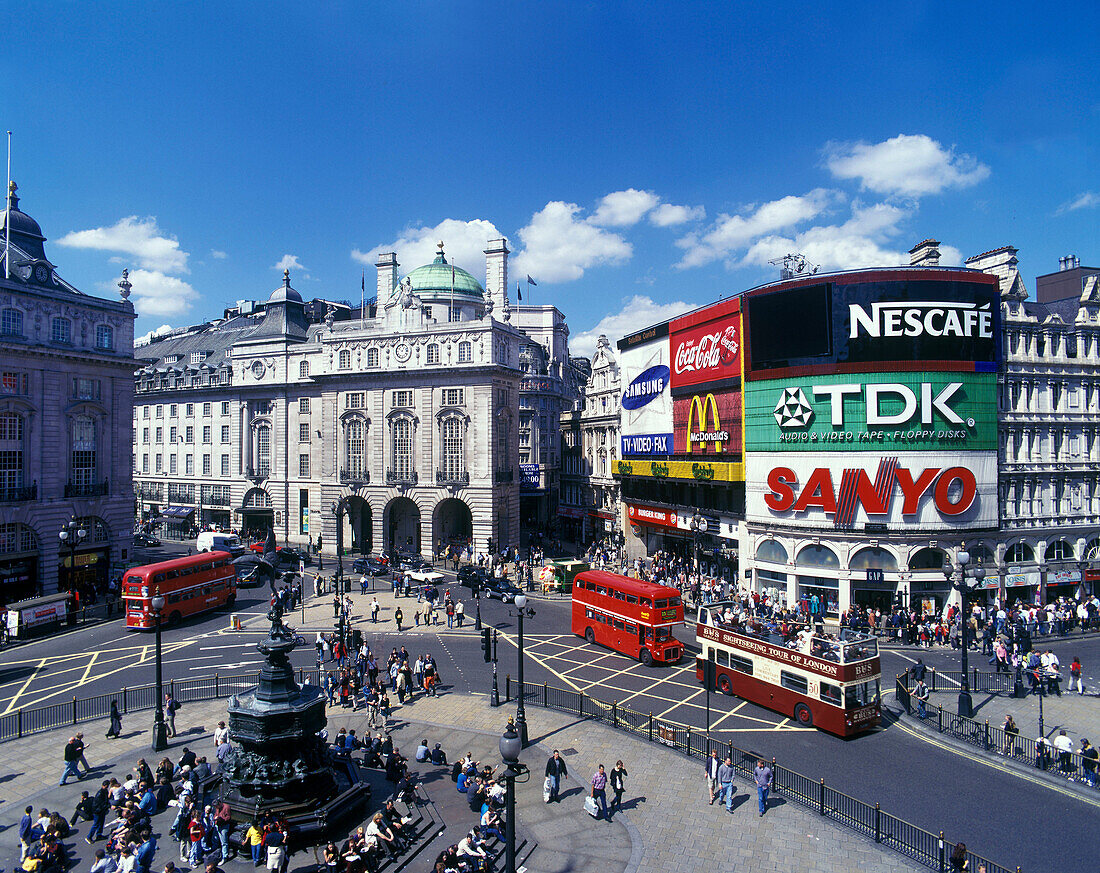 Piccadilly circus, West end, London, England, U.K.