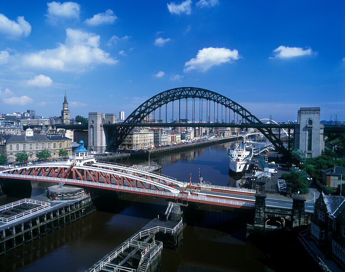 Bridges, River tyne, Newcastle upon tyne, England, U.K.