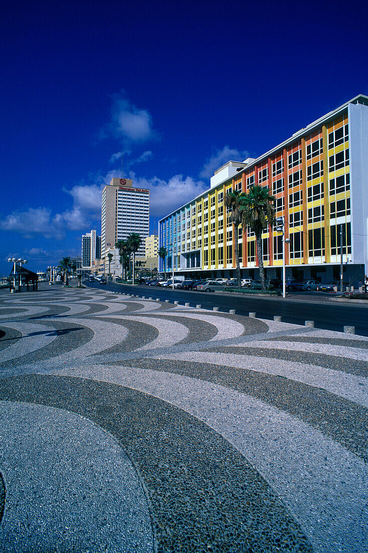 Waterfront hotels, Promenade, tel aviv, Israel.