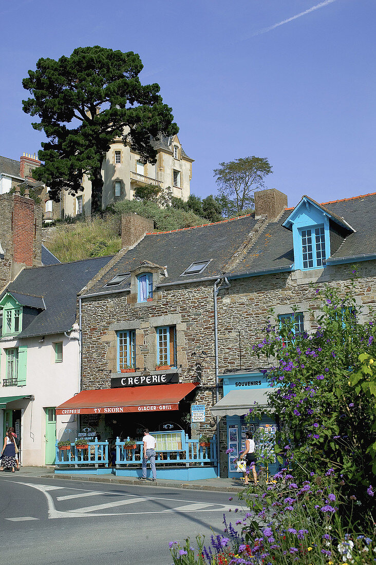 Pancake restaurant and house. Cancale. BritTany. France