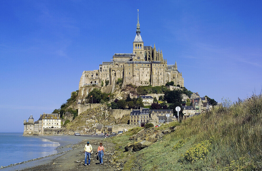 Mont St. Michel. Normandy, France