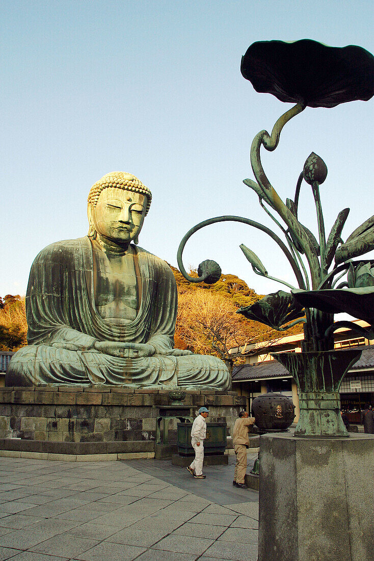 The Daibutsu (bronze Great Buddha). Kamakura. Japan