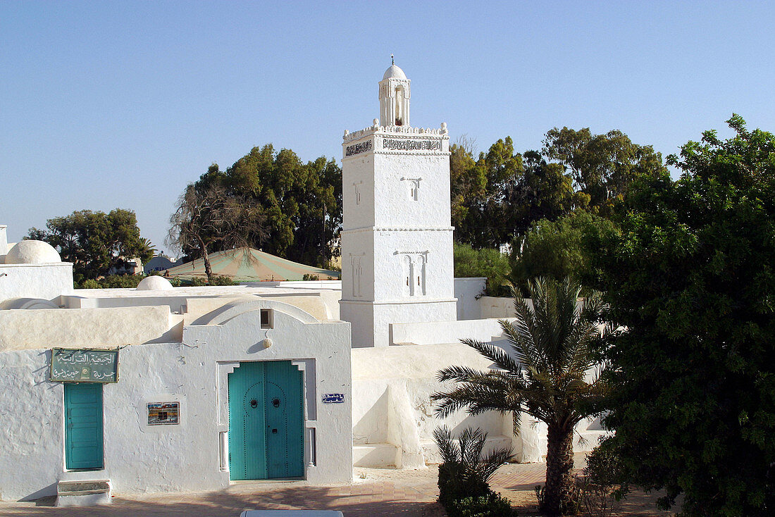Jamaa el-Ghorba (mosque of the foreigners). Houmet es-Souk, Jerba Island. Tunisia
