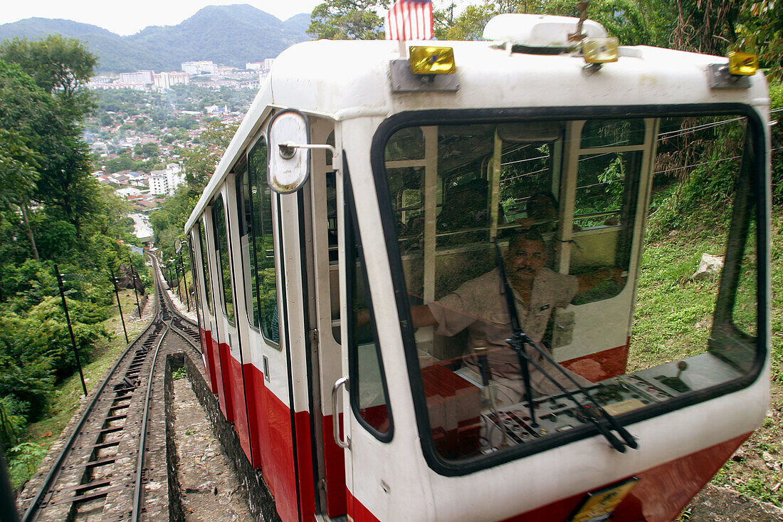 1923 s cable car to Penang Hill, George Town. Penang, Malaysia