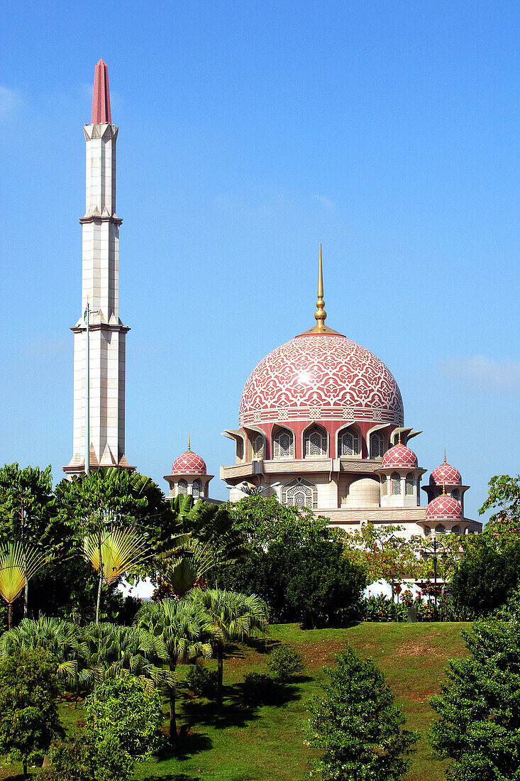 Putra mosque in Putrajaya, Malaysia