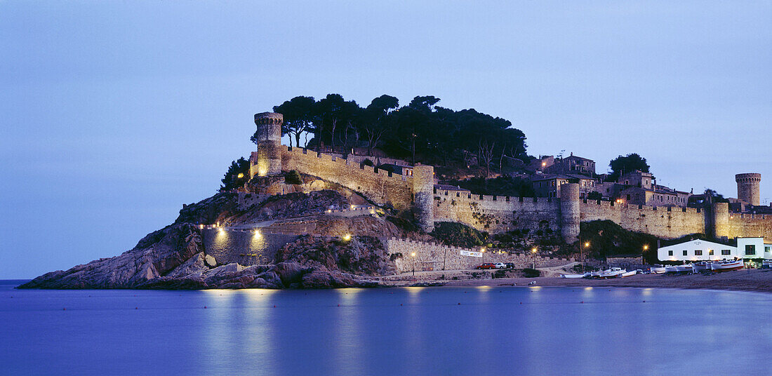 Castle. Tossa de Mar. Girona province, Spain