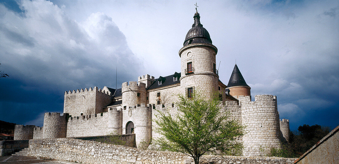 Simancas Castle in Valladolid province. Castilla y Leon. Spain