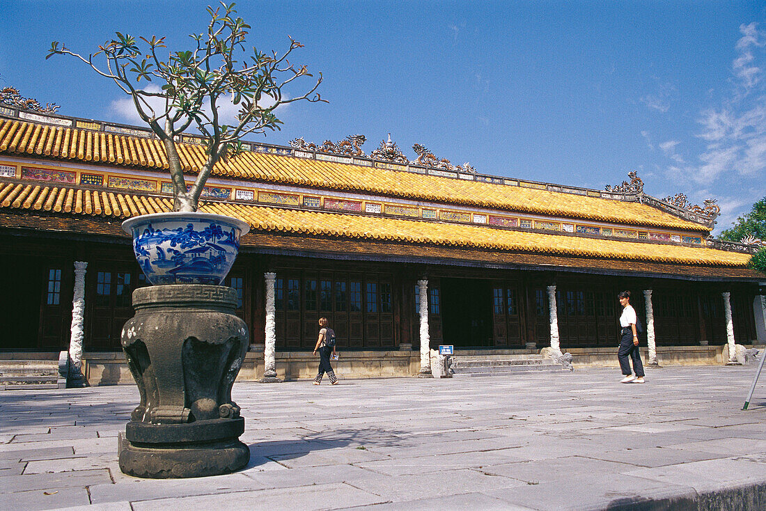 Thai Hoa Palace (Palace of Supreme Peace) in the Imperial Citadel. Hue. Vietnam.