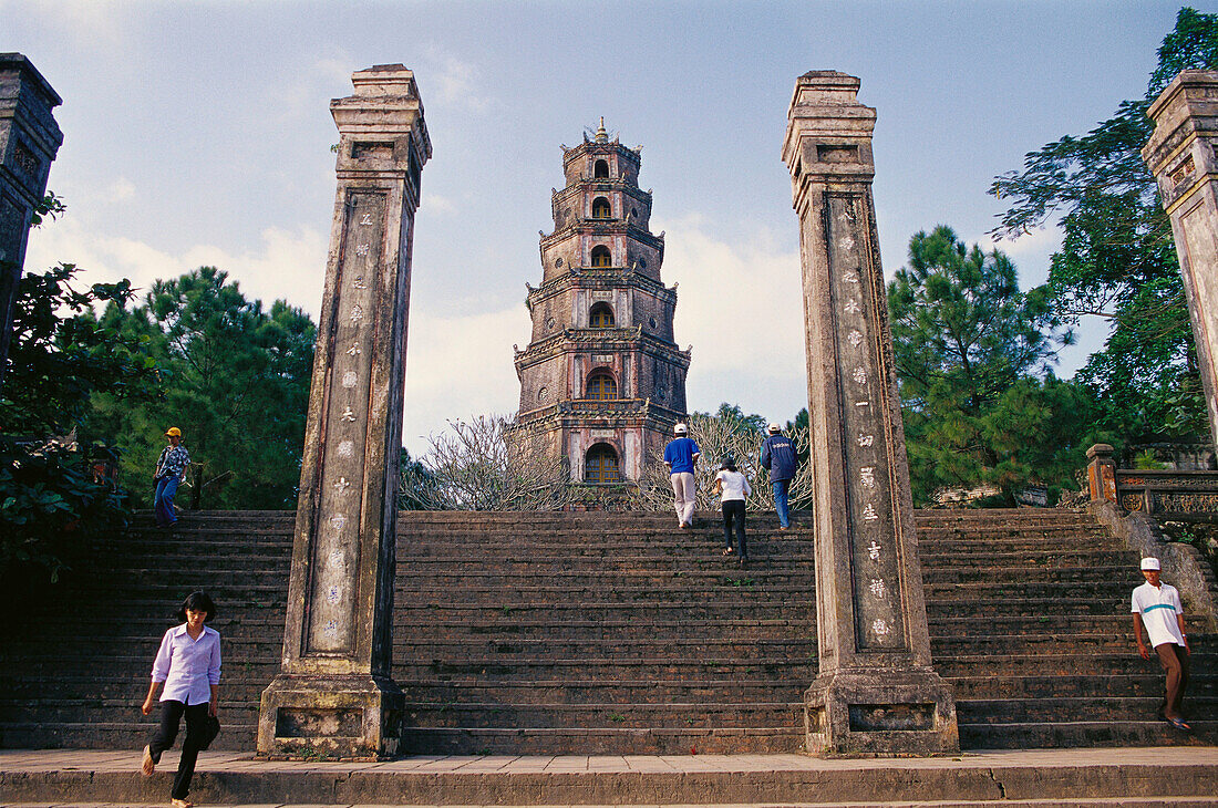 Thien Mu pagoda, near Hue. Vietnam