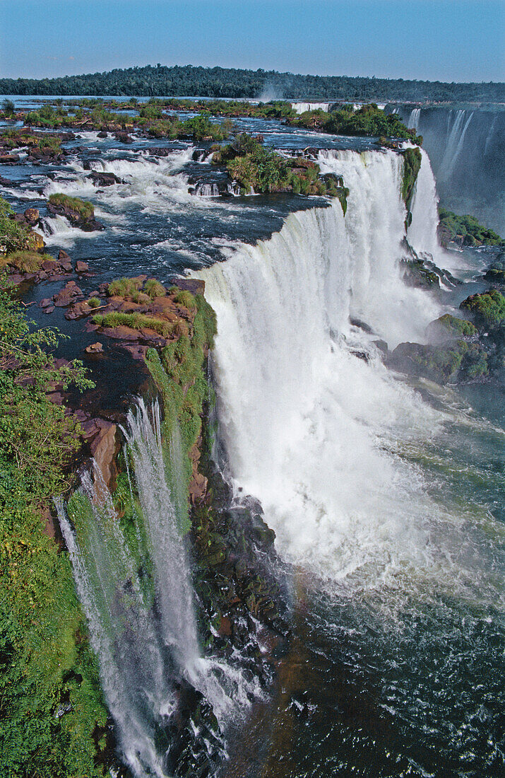 Iguazú falls. Brazilian side. Paraná state. Brazil.