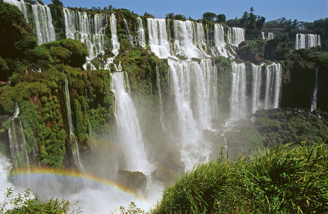 Iguazu National Park Falls. Argentinian side. Misiones province. Argentina.