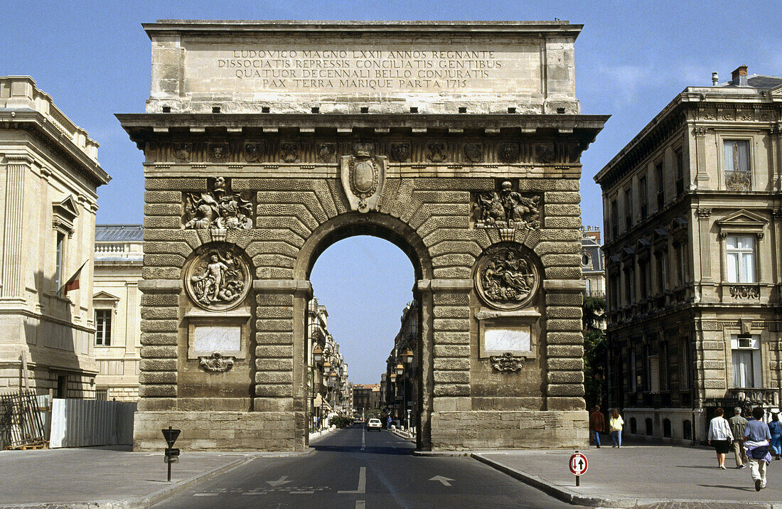 Triumphal Arch (18th century), Montpellier, France
