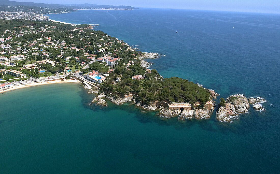 S Agaró. Costa Brava, Girona province. Catalonia, Spain