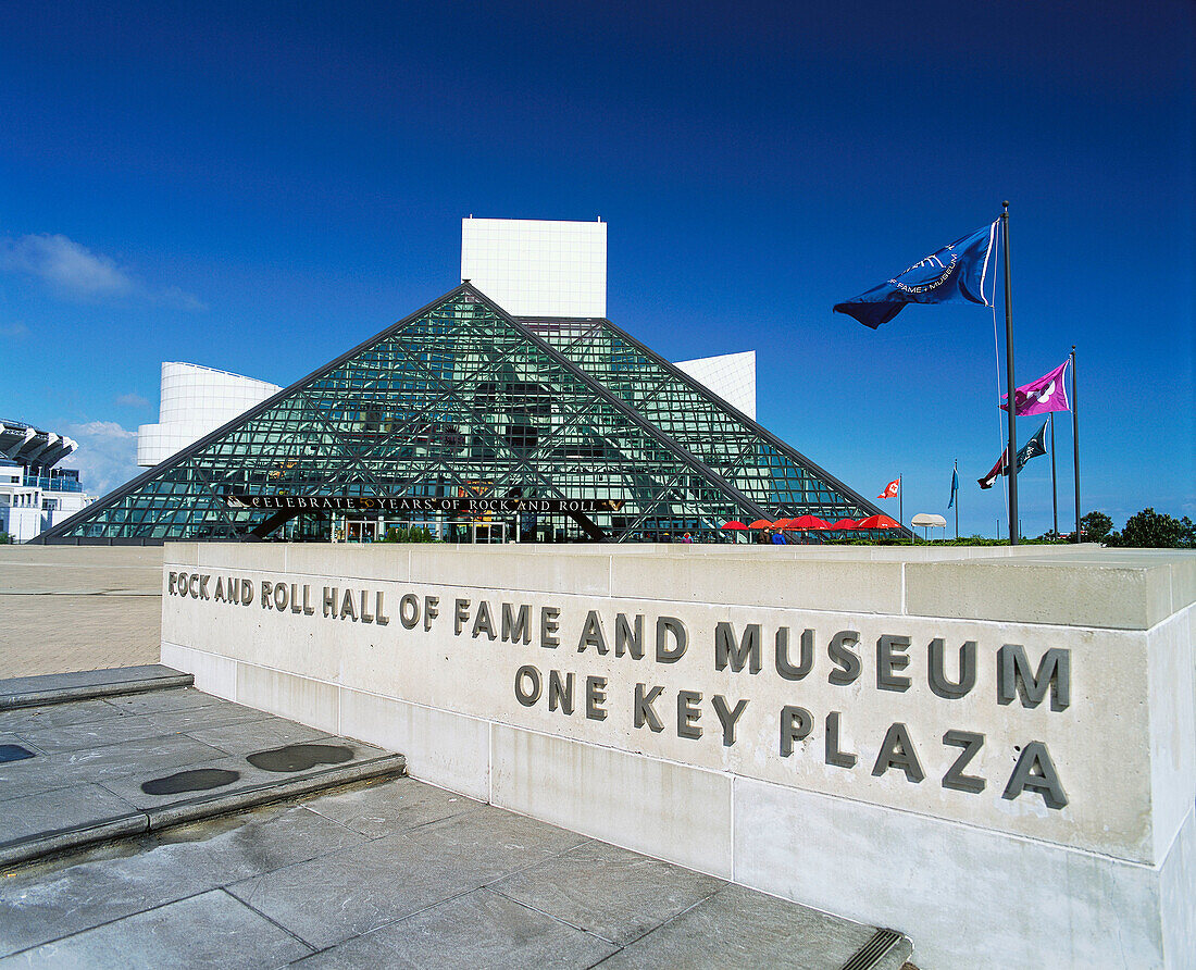Rock and Roll Hall of Fame and Museum. Cleveland. USA