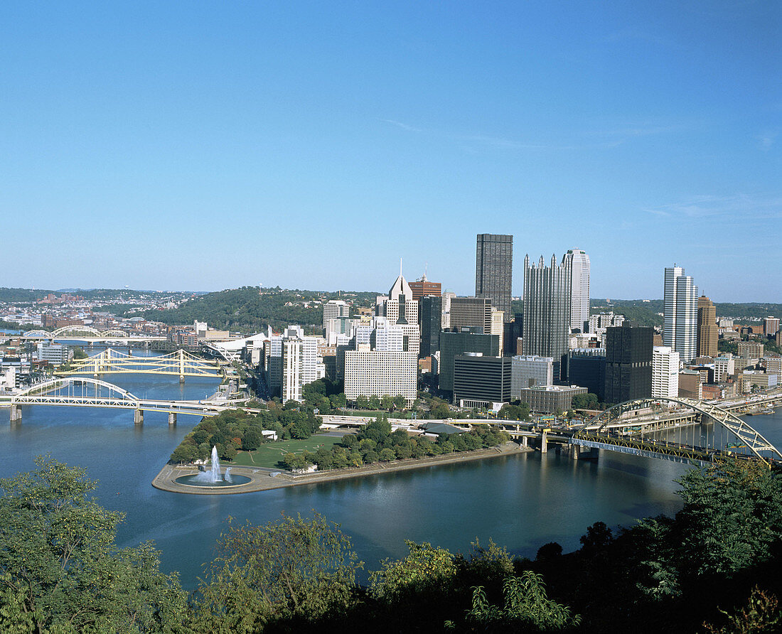 Downtown. Pittsburgh. Pennsylvania. USA