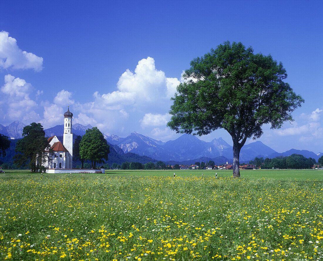 Saint coloman s church, Schwangau, Bavaria, germany.