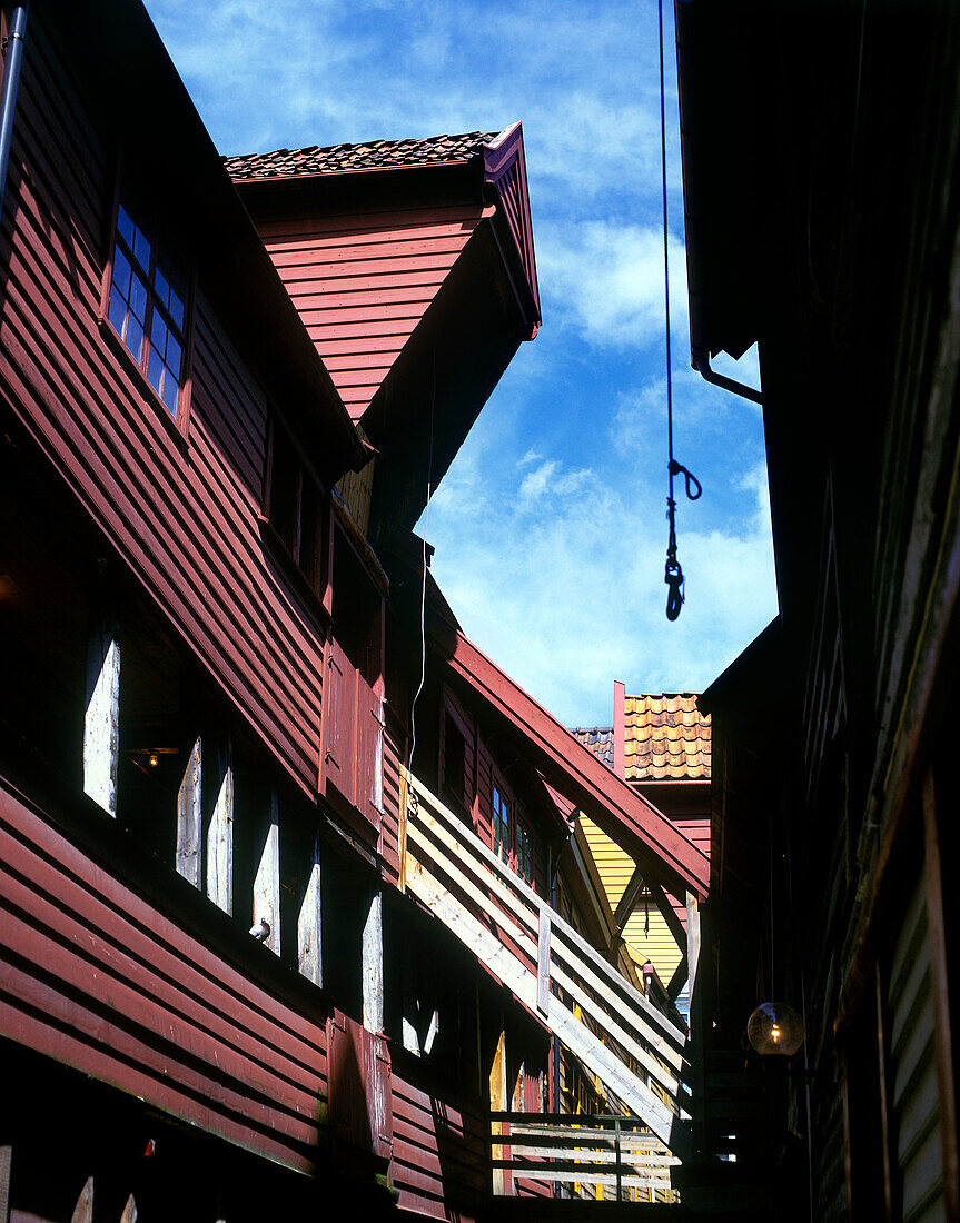 Bredsgarden, hanseatic wharf, Bergen, Norway.