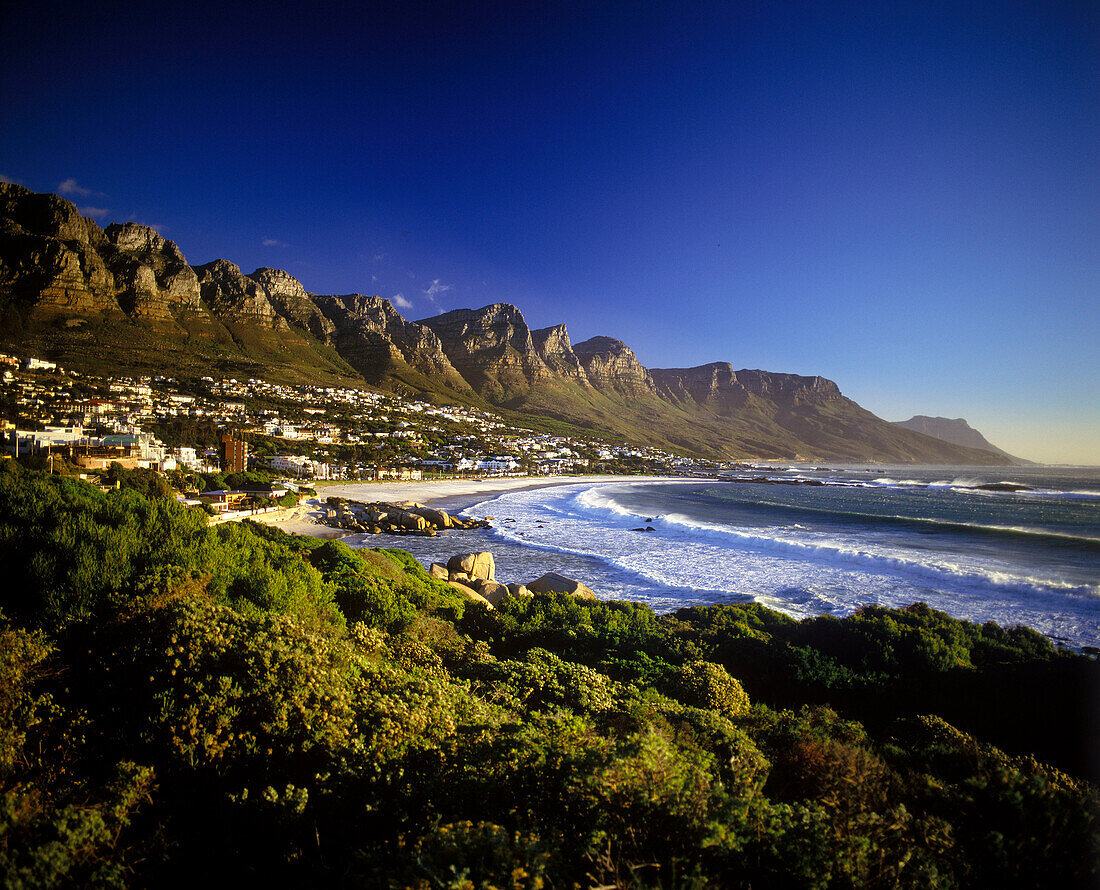 Scenic twelve apostles & camps bay coastline, Capetown, South africa.