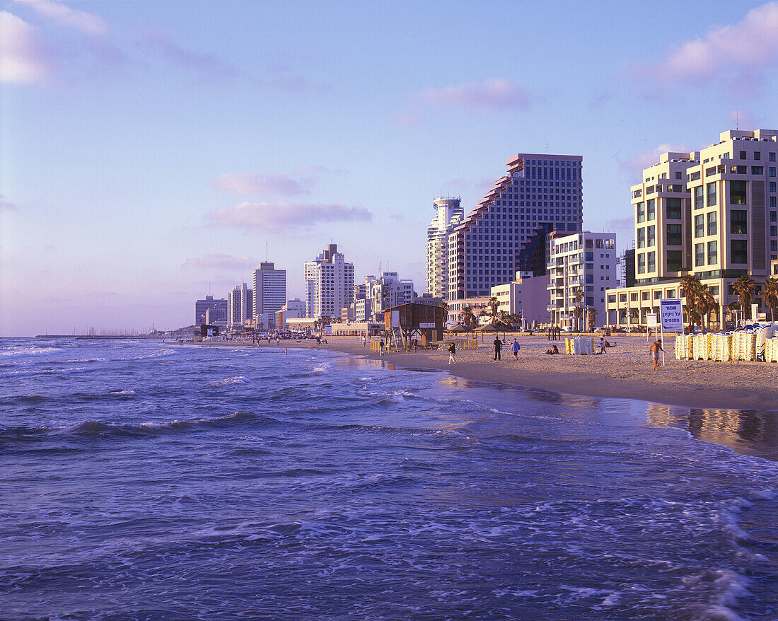 Beachfront, tel aviv, Israel.