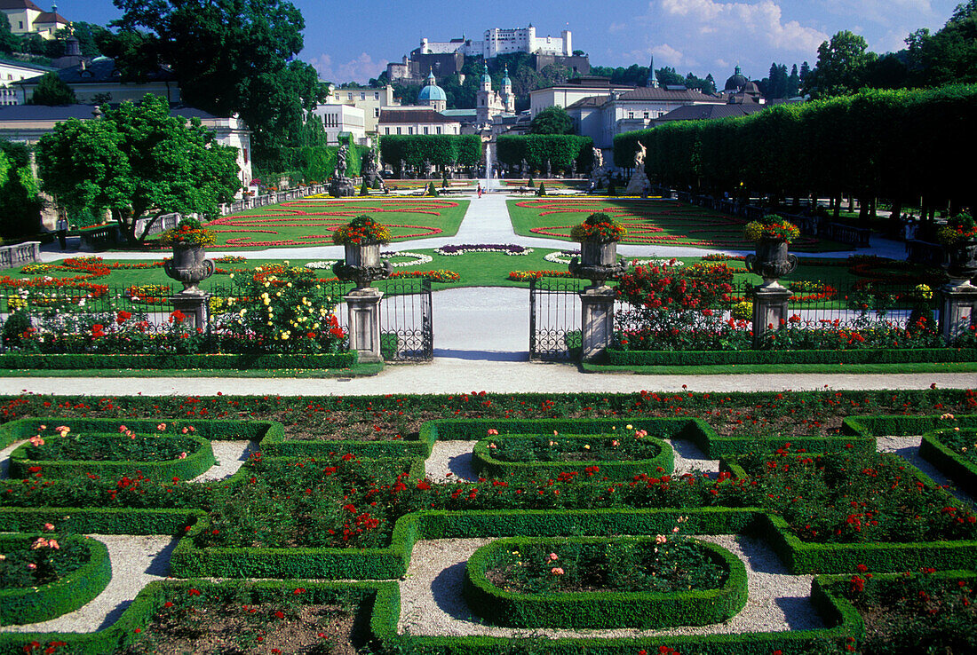 Mirabellgarten gardens, Salzburg, Austria.