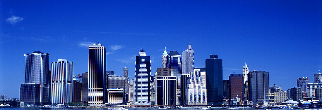 Downtown skyline, Manhattan, New York, USA