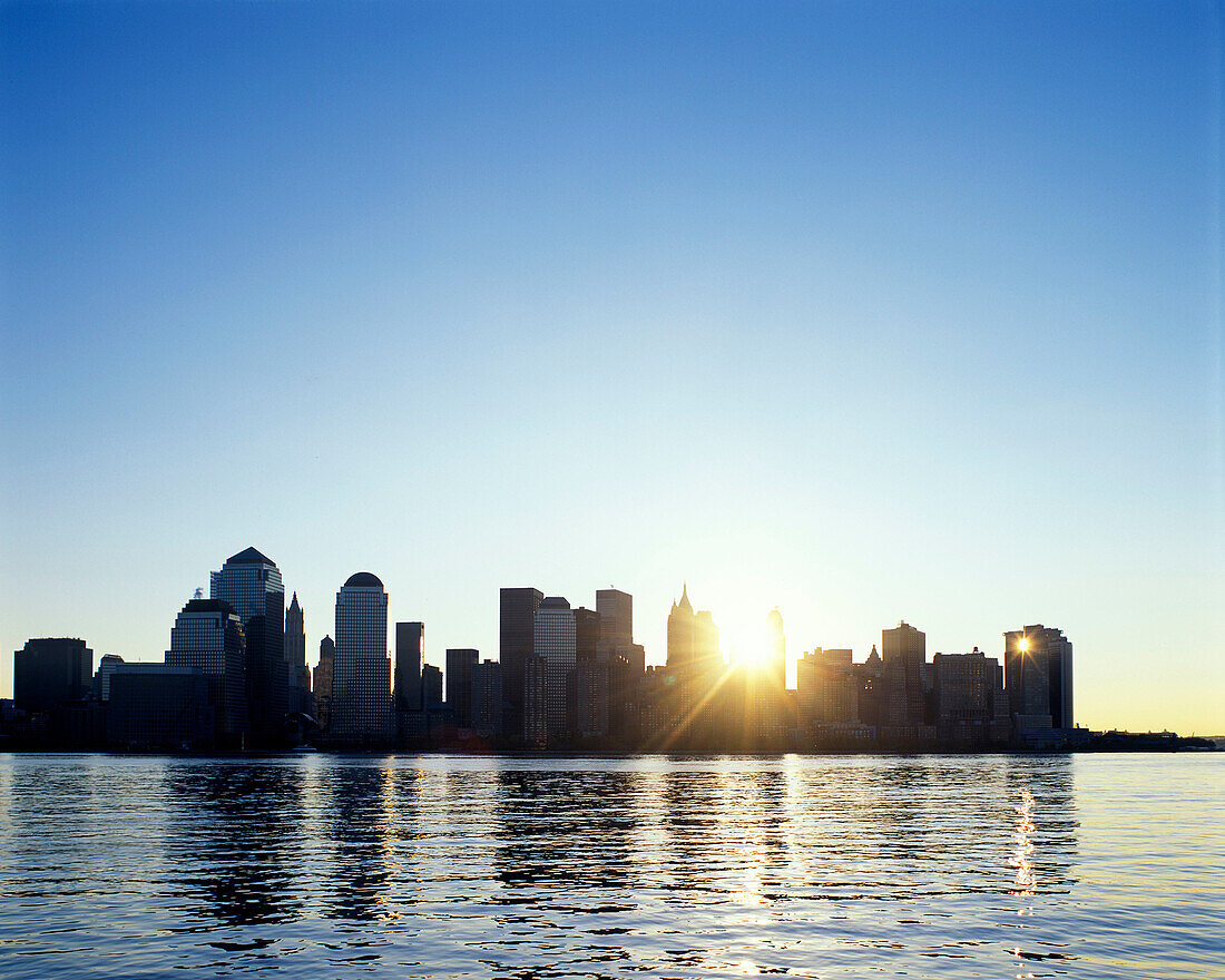 Financial district, Downtown skyline, Manhattan, New York, USA