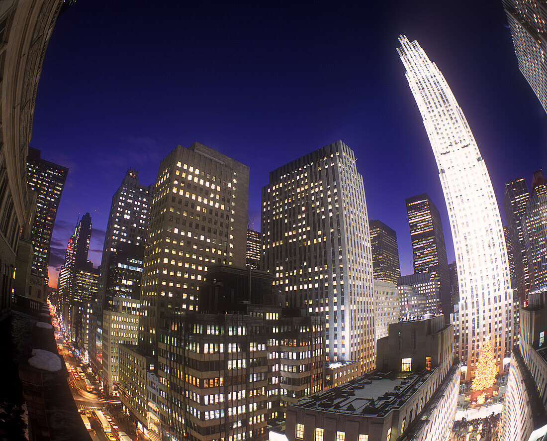 Rockefeller Center, Fifth Avenue, Midtown, Manhattan, New York, USA