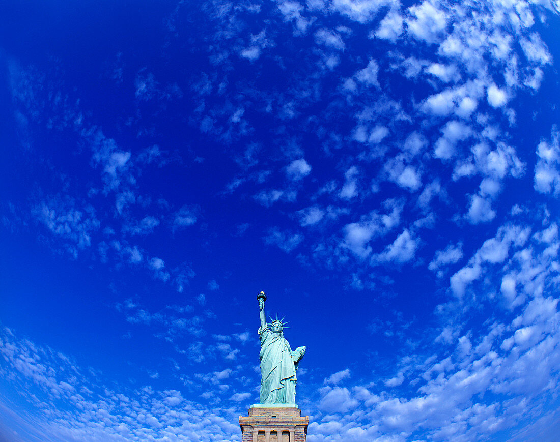 Statue of liberty, New York harbor, New York, USA