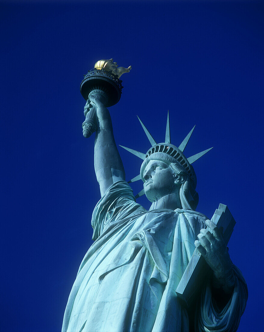 Statue of liberty, New York harbor, New York, USA