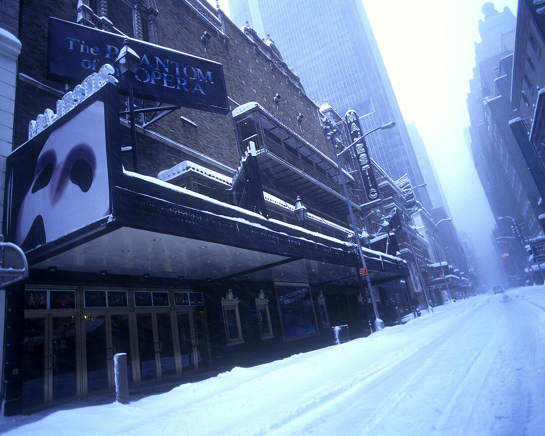 Majestic theater, 44th Street, Theater district, Manhattan, New York, USA