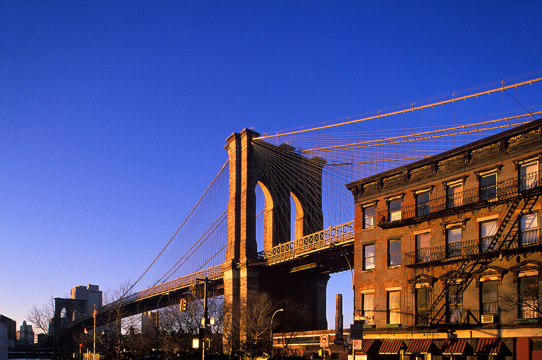 Old fulton Street, Brooklyn bridge, Brooklyn, New York, USA